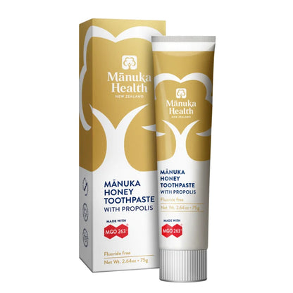 Manuka Health MGO 115+ med — 500 g plus Gift Mānuka med Tootpaste s propolisom – Obrázok 5