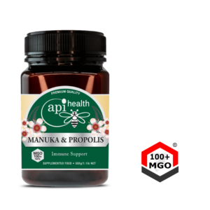 API Health Mānuka med MGO 100+ s propolisom — 500 g