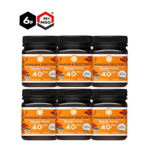 Manuka Doctor MGO 40+ med — 6 × 250 g (1.5 kg)