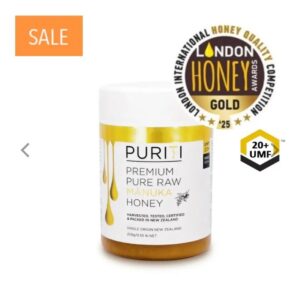 PURITI súprava Mānuka medov — UMF 20+ & UMF 10+ (2 × 250 g)