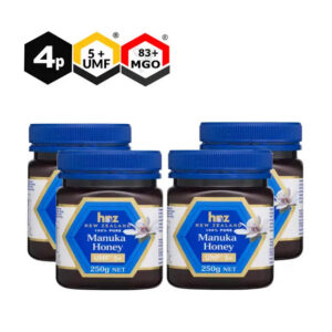 New Zealand UMF 5+ Mānuka med — 4 × 250 g (1 kg)