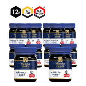Manuka Health MGO 263+ med — 12 × 250 g (3 kg)