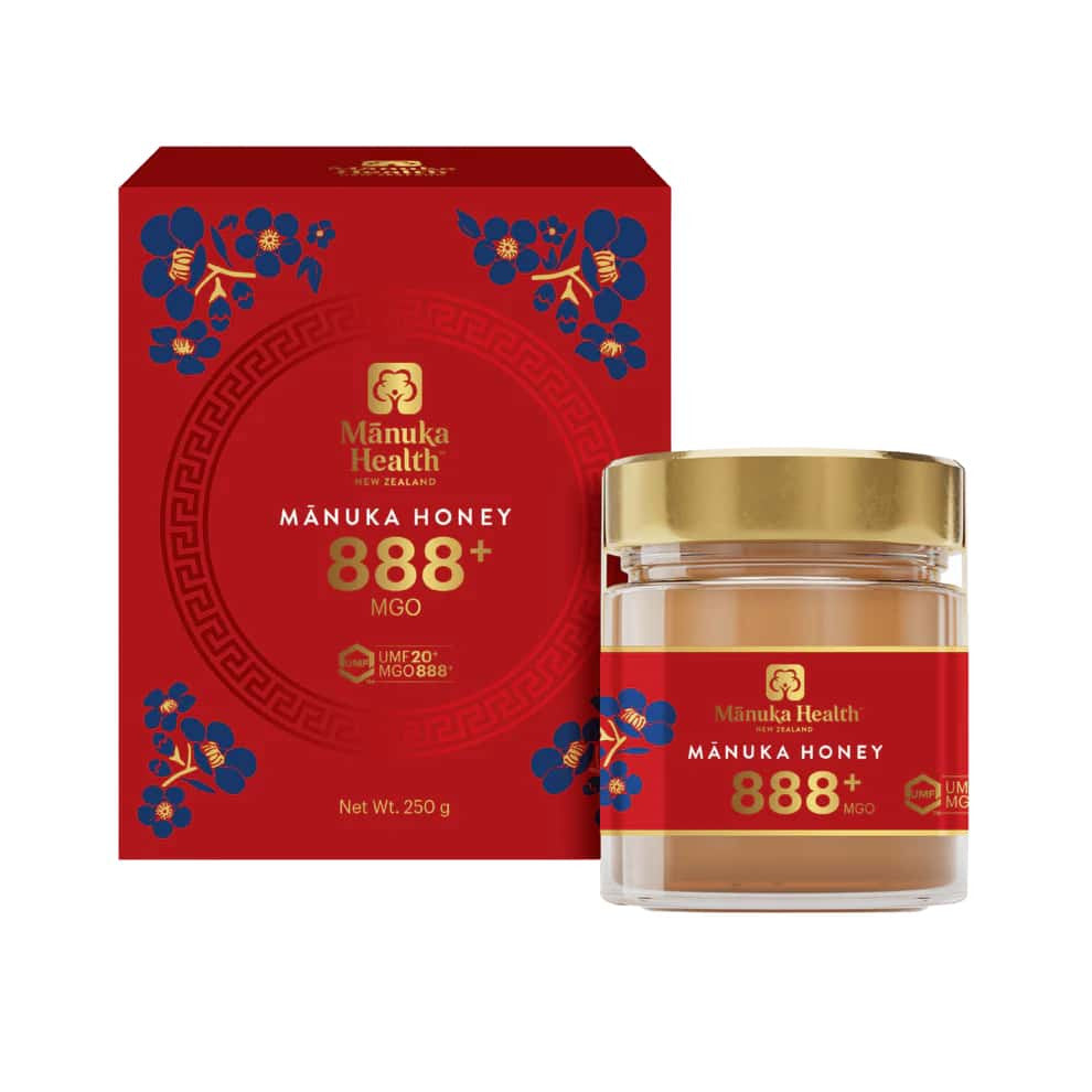 Manuka Health MGO 888+ med — 250 g + propolisový sprej darček zdarma