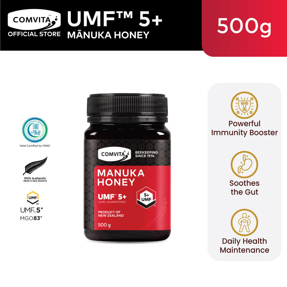 Comvita UMF 18+ & UMF 5+ komplet Mānuka meda — 250 g + 500 g - Image 2