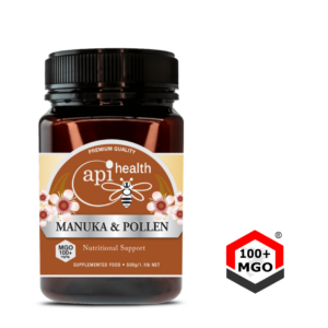 API Health Mānuka med with Bee Pollen — 500 g