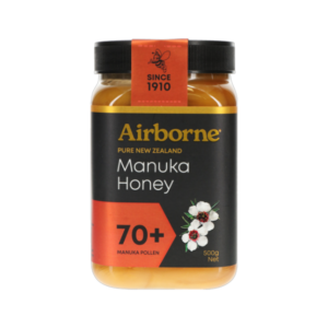 Airborne Mānuka med 70+ Pollen & MGO 25+ Multifloral súprava — 2 × 500 g (1 kg)